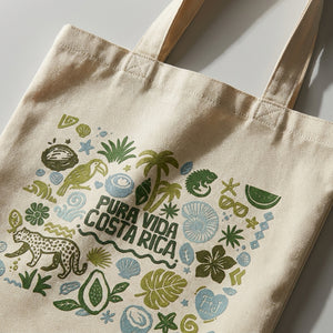 Faye | Costa Rica Canvas Tote