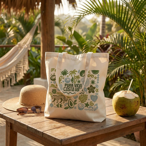 Faye | Costa Rica Canvas Tote