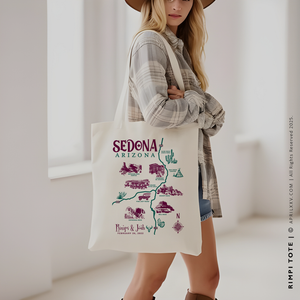 RIMPI | Sedona Arizona Map Tote