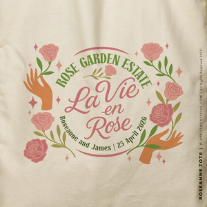 ROSEANNE | Rose Garden Wedding Tote