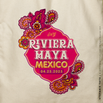 Load image into Gallery viewer, STEFANIE | Riviera Maya, Mexico Canvas Tote
