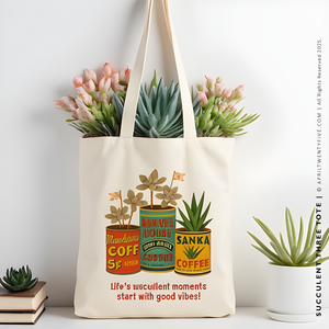 SUCCULENT 3 | Spring Tote