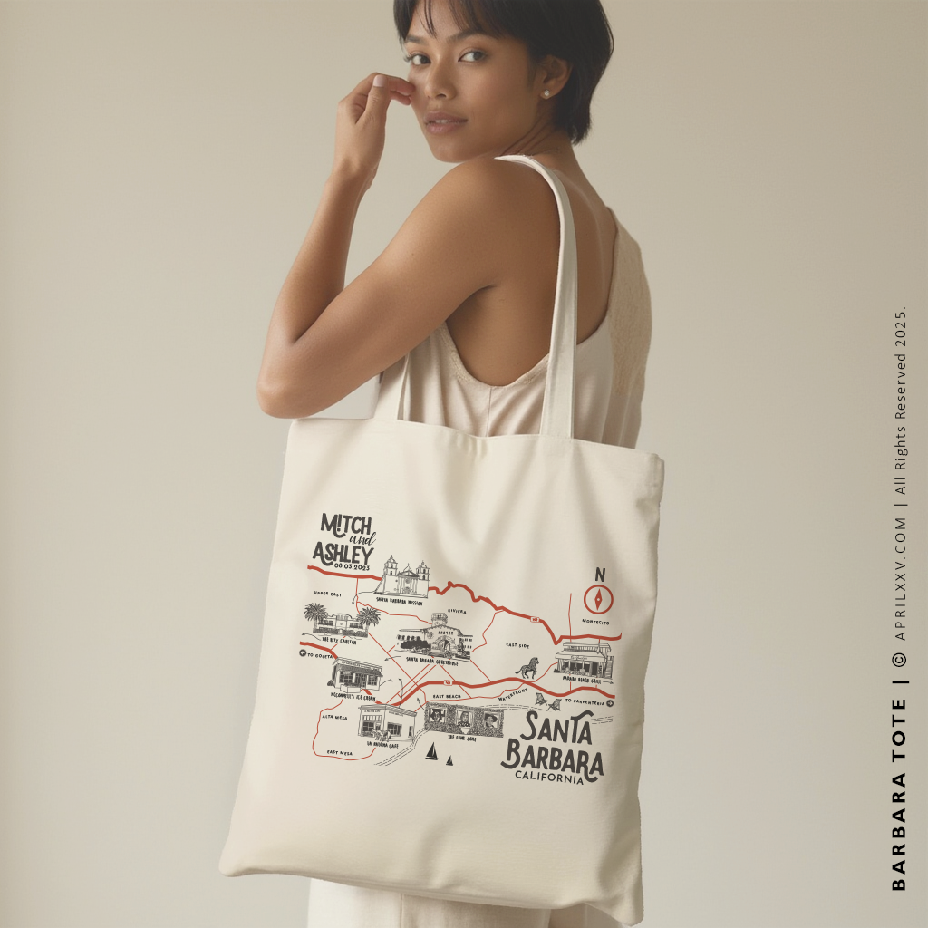 BARBARA | Santa Barbara California Tote