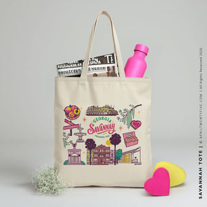 Savannah | Georgia Canvas Tote