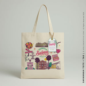 Savannah | Georgia Canvas Tote