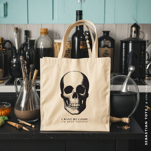 SEBASTIAN | Halloween Canvas Tote