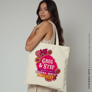 STEFANIE | Riviera Maya, Mexico Canvas Tote
