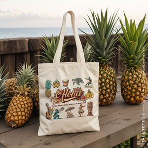 TALA | Hola Hawaiian Canvas Tote