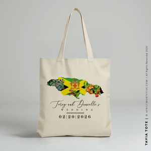 TAVIA | Jamaica Map Tote