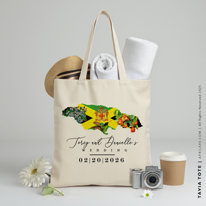 TAVIA | Jamaica Map Tote