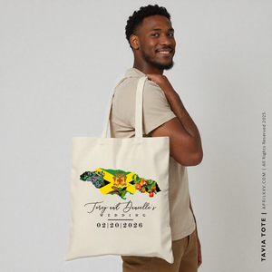 TAVIA | Jamaica Map Tote