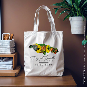TAVIA | Jamaica Map Tote