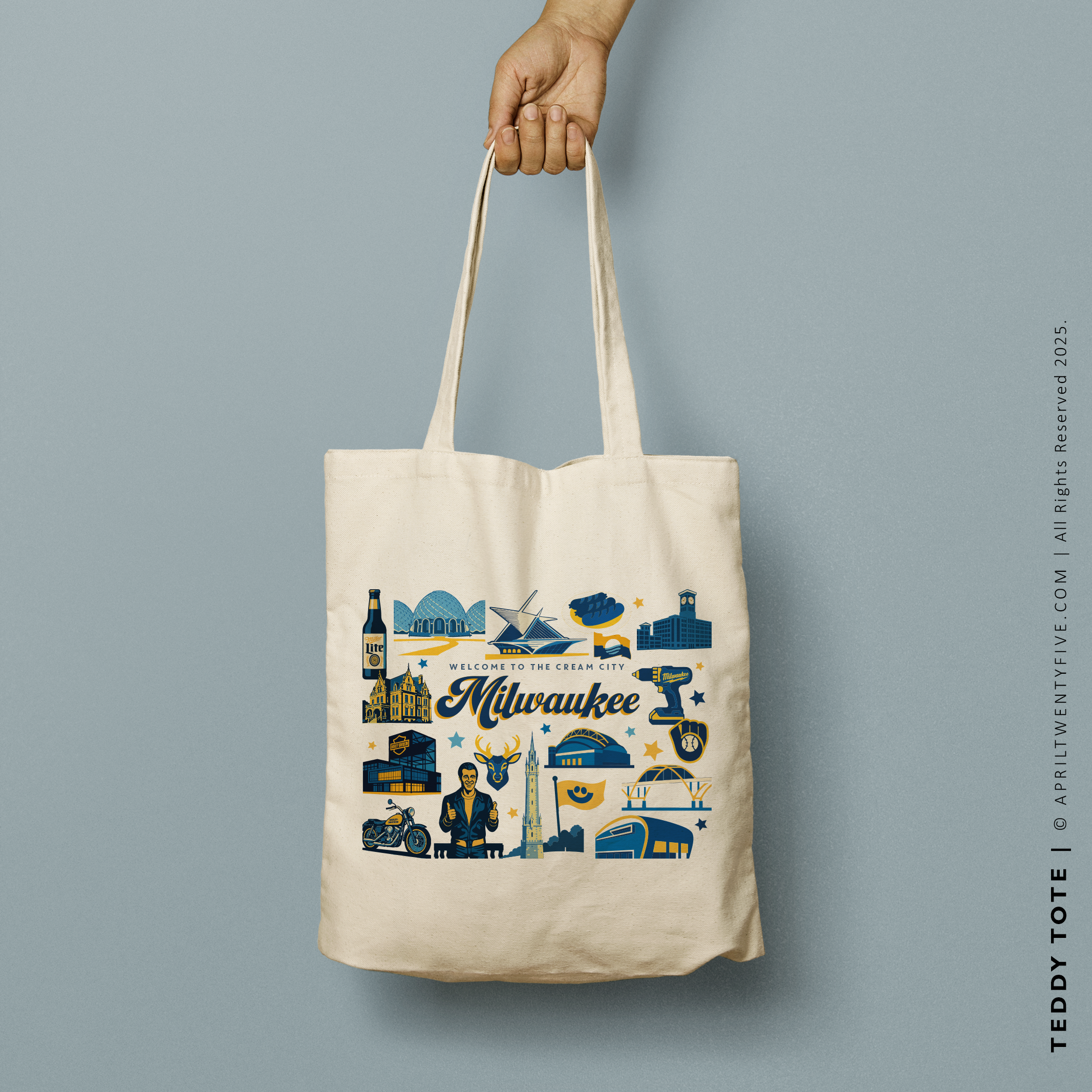 TEDDY | Milwaukee Wisconsin Souvenir Tote