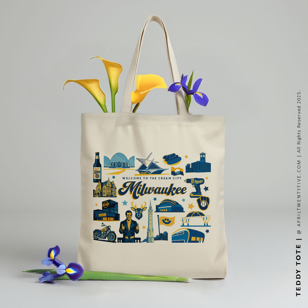 TEDDY | Milwaukee Wisconsin Souvenir Tote
