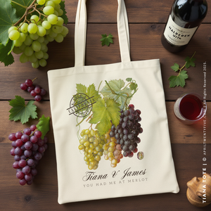 TIANA | Grape Vineyard and Wine Country Tote
