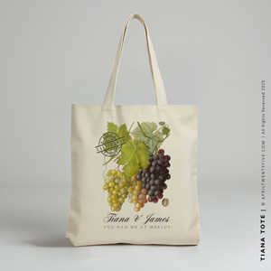 TIANA | Grape Vineyard and Wine Country Tote