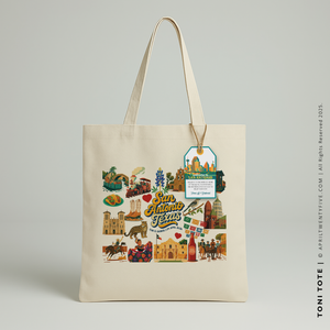 TONI | San Antonio Texas Souvenir Tote (Personalized)