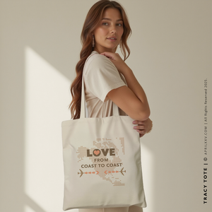 TRACY | United States Map Tote