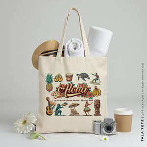 TALA | Hola Hawaiian Canvas Tote