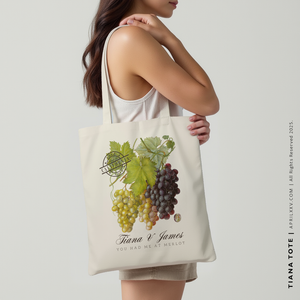 TIANA | Grape Vineyard and Wine Country Tote
