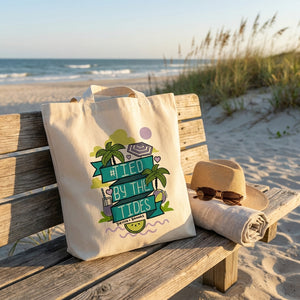 Devin | Beach Canvas Tote