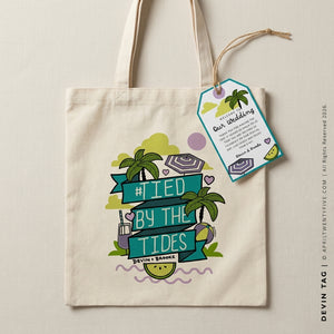 Devin | Beach Canvas Tote