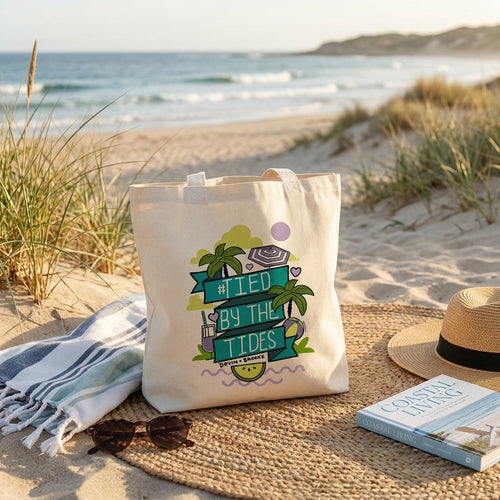 Devin | Beach Canvas Tote