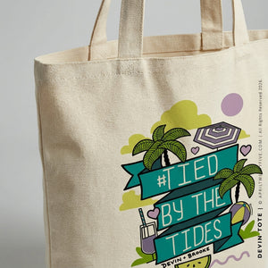 Devin | Beach Canvas Tote