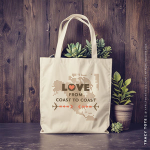 TRACY | United States Map Tote