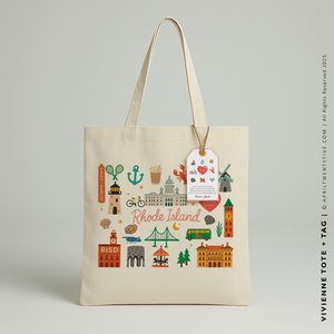 VIVIENNE | Rhode Island Tote Bag