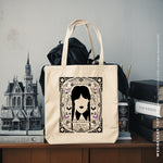 Load image into Gallery viewer, WEDNESDAY | Movie Canvas Tote
