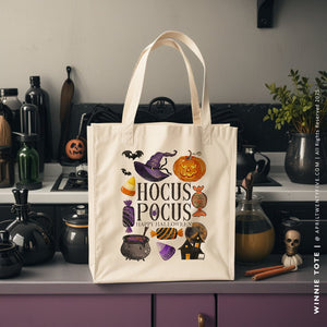 WINNIE | Hocus Pocus Halloween Canvas Tote
