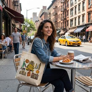 Vina | New York Canvas Tote