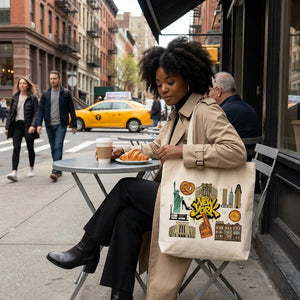 Vina | New York Canvas Tote