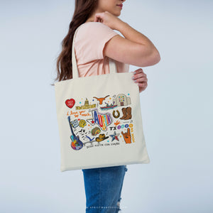 THEA | Austin, Texas Canvas Tote