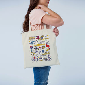 JANET | Texas Canvas Tote