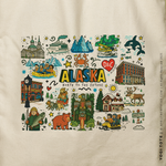 Load image into Gallery viewer, YOGI | Alaska Souvenir Tote (Personalized)
