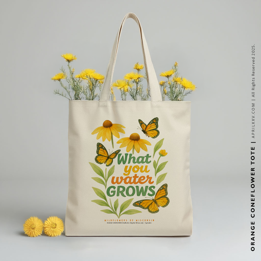 CONEFLOWER | Wildflowers of Wisconsin Tote