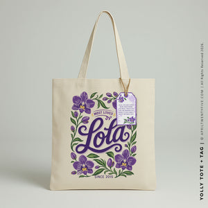 Yolly Lola | Most Loved Lola Tote Bag