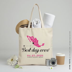 ZIVA | Mexico Best Day Ever Map Tote