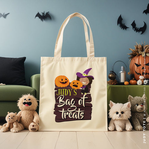 JUDY | Personalized Bag of Treats Canvas Tote