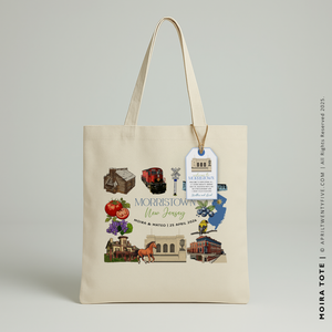 MOIRA | Morristown New Jersey Souvenir Tote (Personalized)