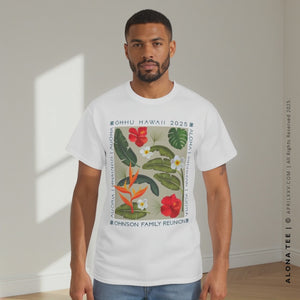 ALONA | Hawaii Men's Graphic T-shirt (Personalized)