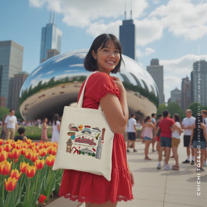 CHICHI | Chicago, Illinois Canvas Tote