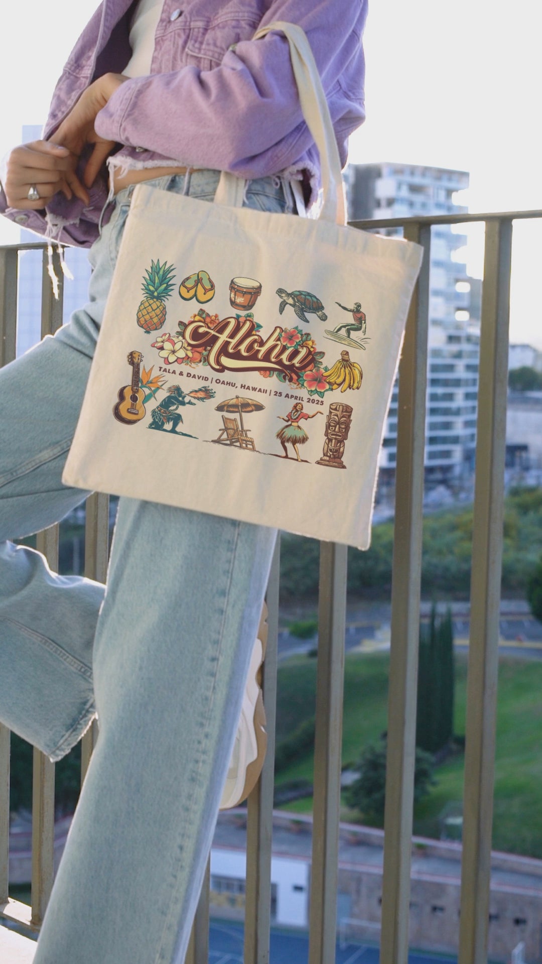 TALA | Hawaiian Canvas Tote