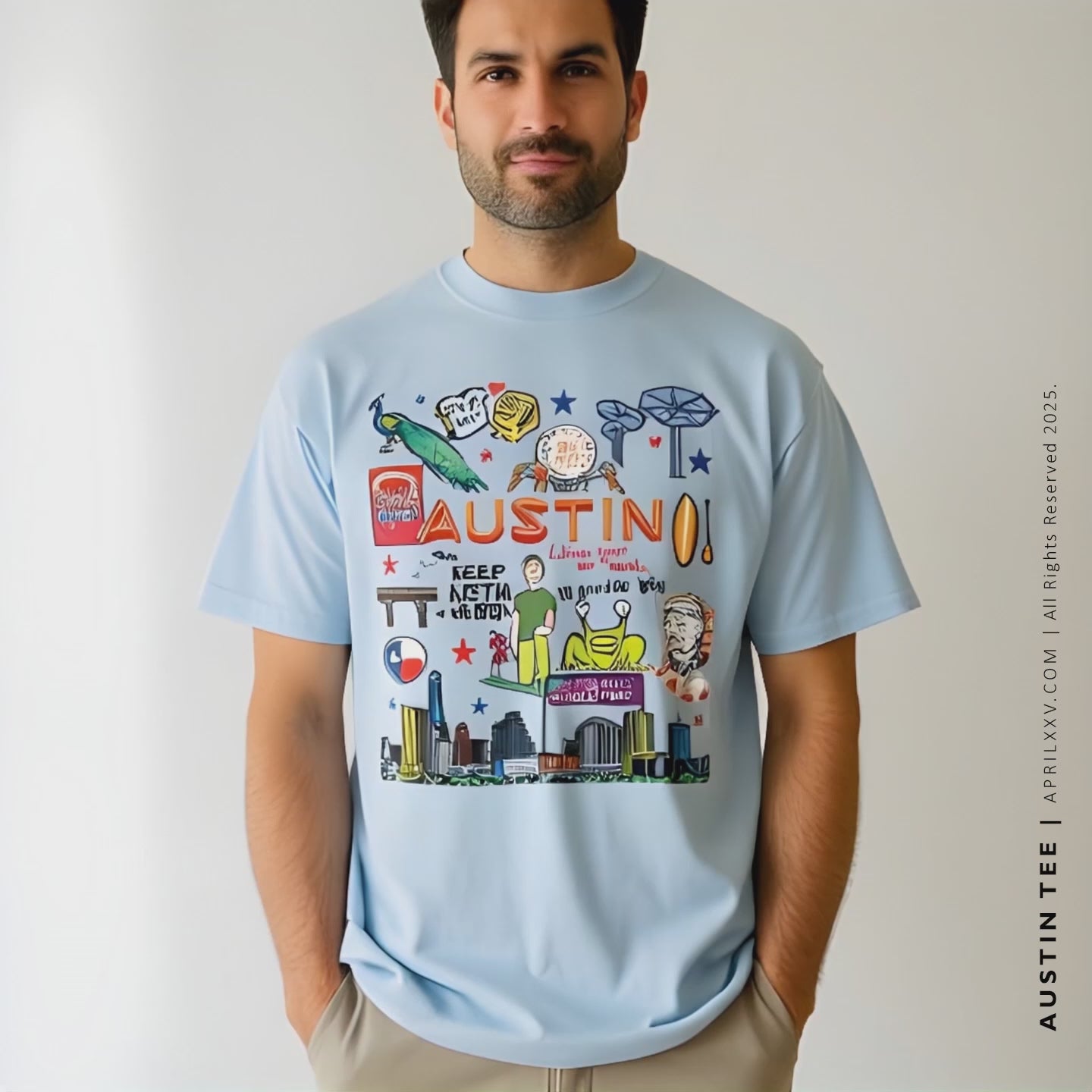 AUSTIN | Keep Austin Weird Men's Graphic T-shirt
