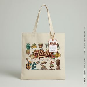 TALA | Hola Hawaiian Canvas Tote