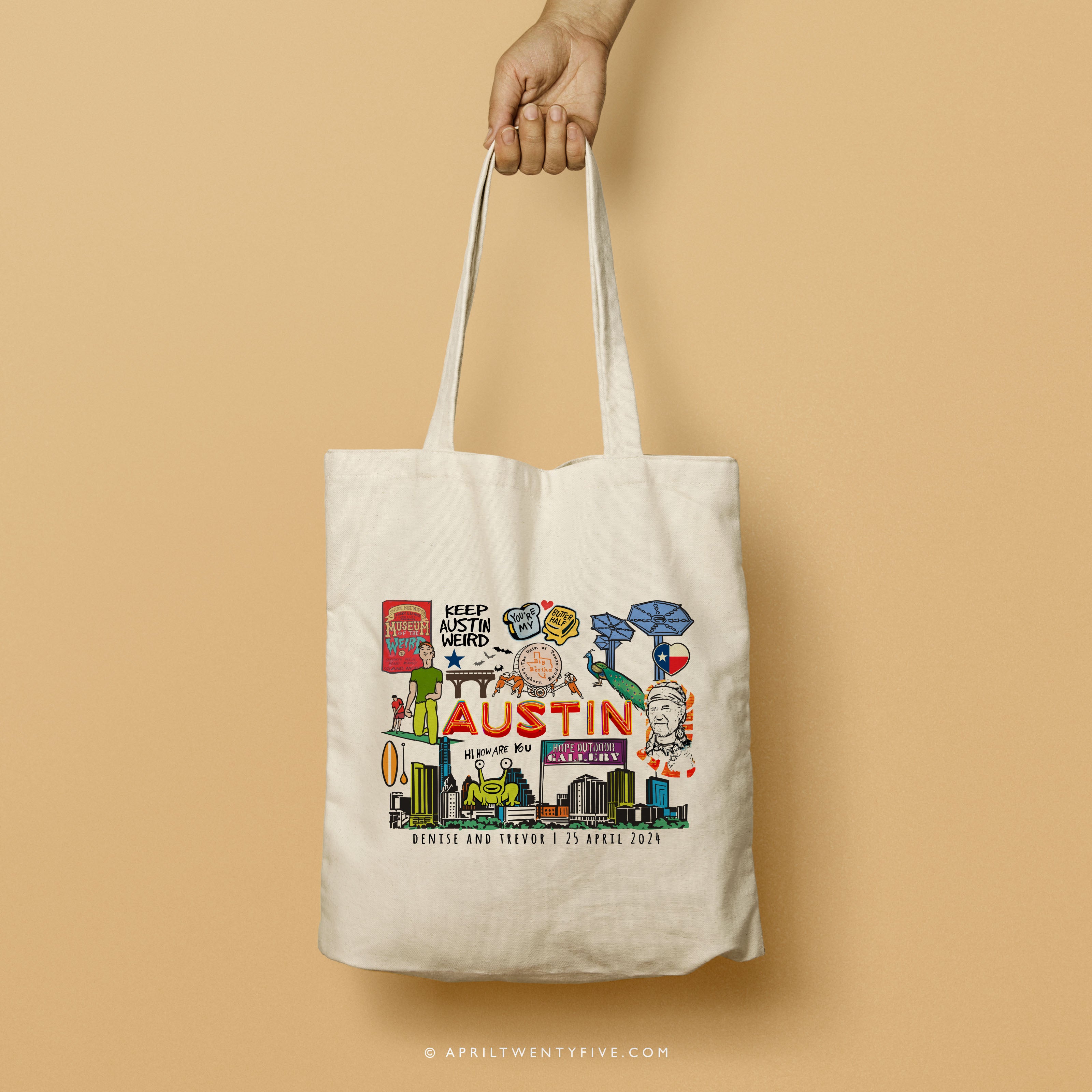 AUSTIN | Austin, Texas Canvas Tote