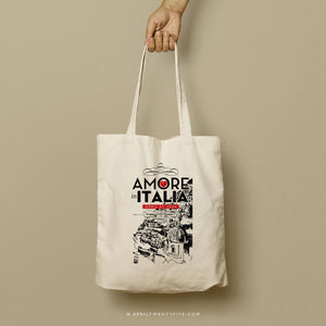 BRITNEY | Positano, Italy Canvas Tote