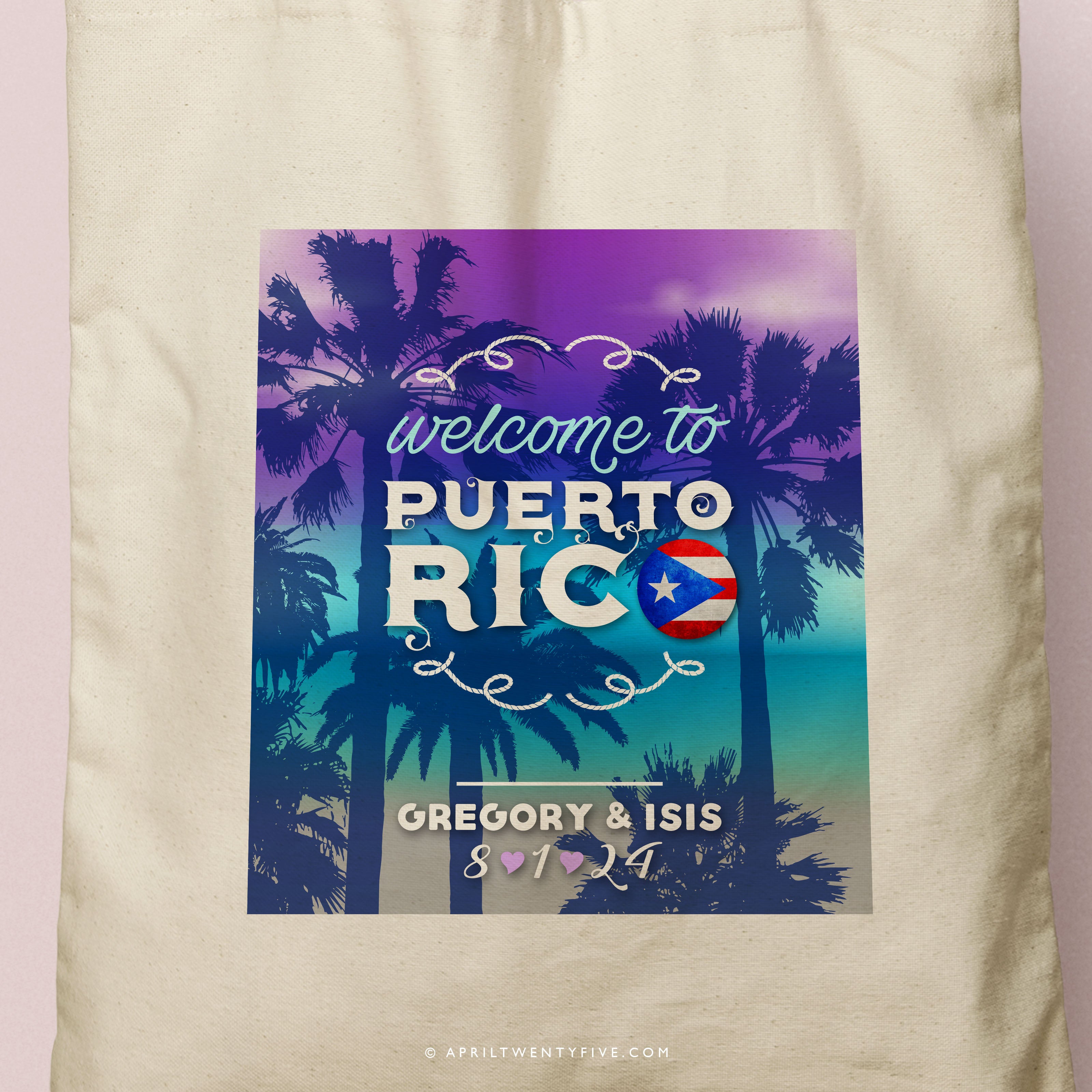 CARISSA | Puerto Rico Canvas Tote